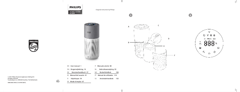 Página 1 del manual Manual de usuario Philips AC3039