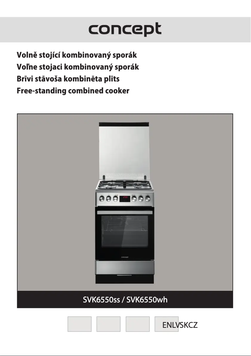 Página 1 del manual Manual de usuario Concept SVK6550SS