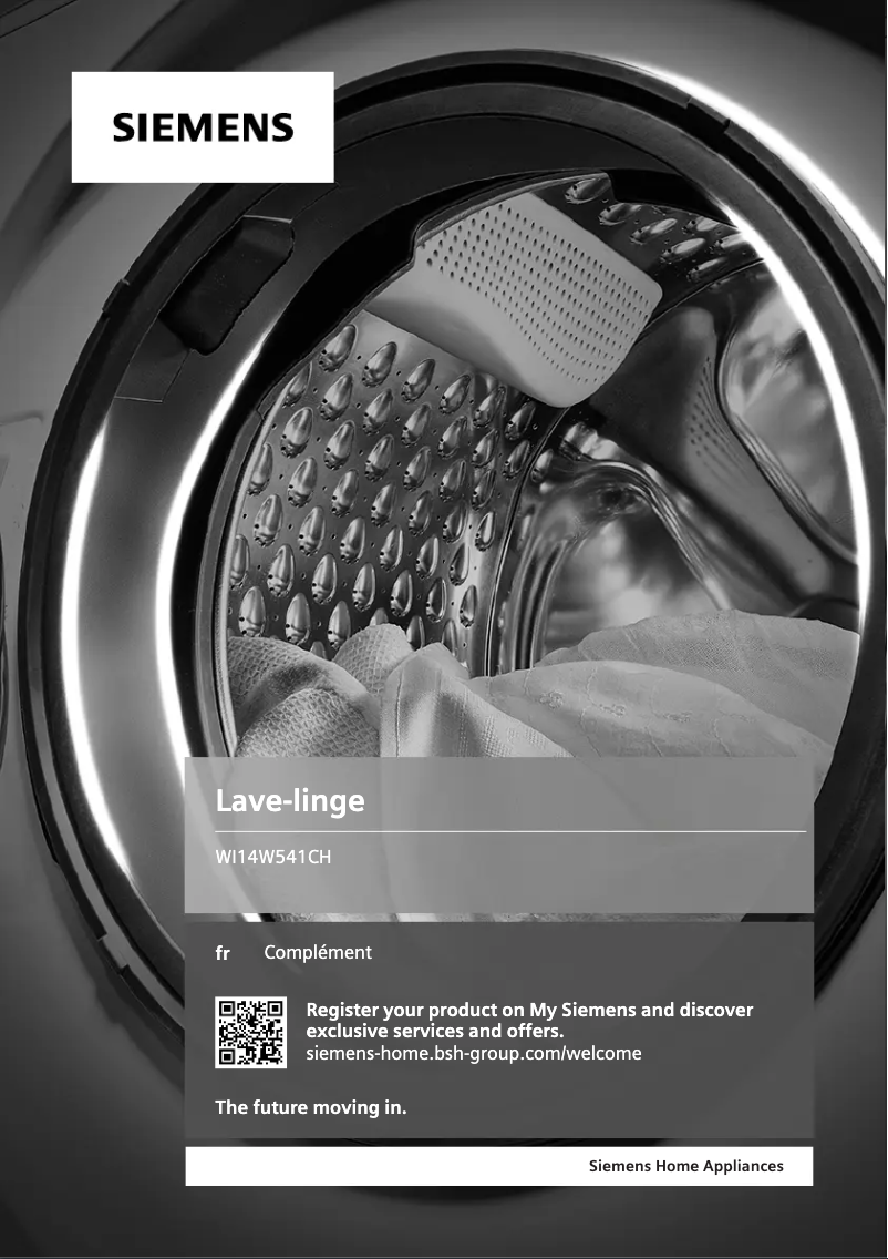 Página 1 del manual Manual de usuario Siemens iQ700 WI14W541CH