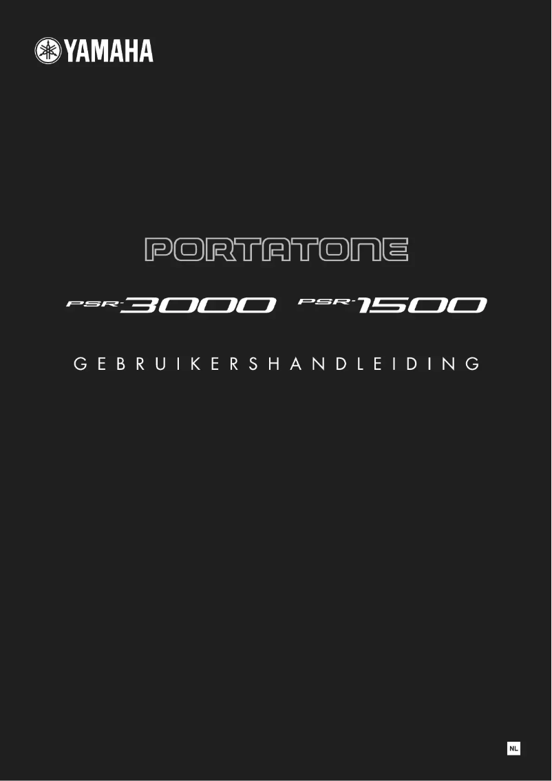 Página 1 del manual Manual de usuario Yamaha Portatone PSR-1500