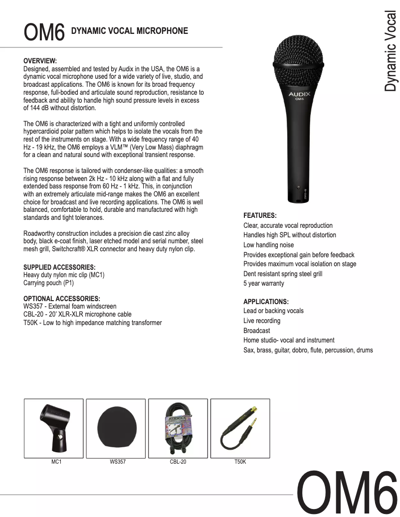 Imagen de la primera página del manual del dispositivo OM6