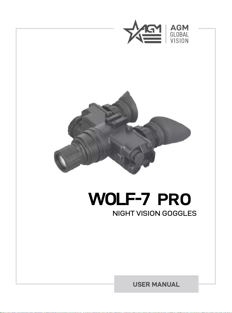 Imagen de la primera página del manual del dispositivo Wolf-7 Pro