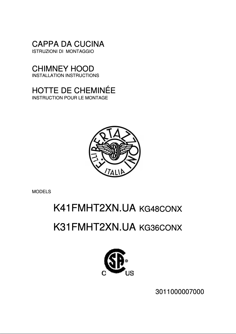 Imagen de la primera página del manual del dispositivo KG122 CON X