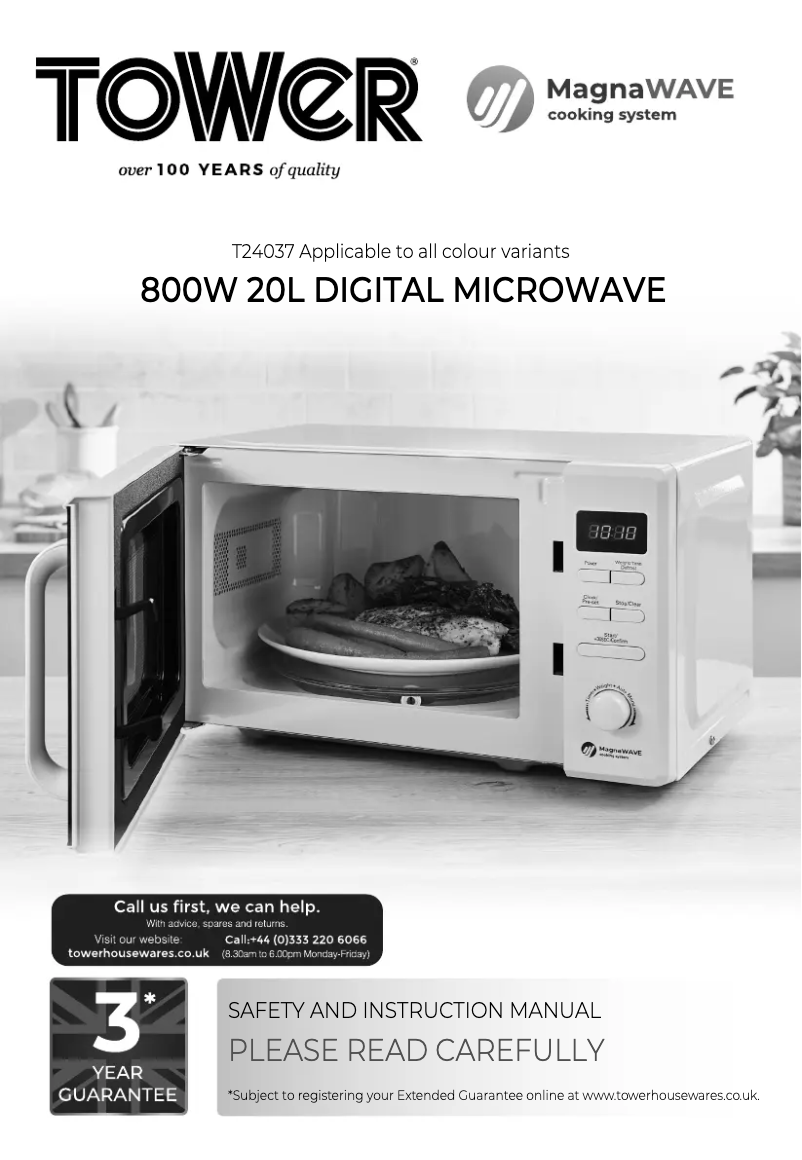 Página 1 del manual Manual de usuario Tower T24037