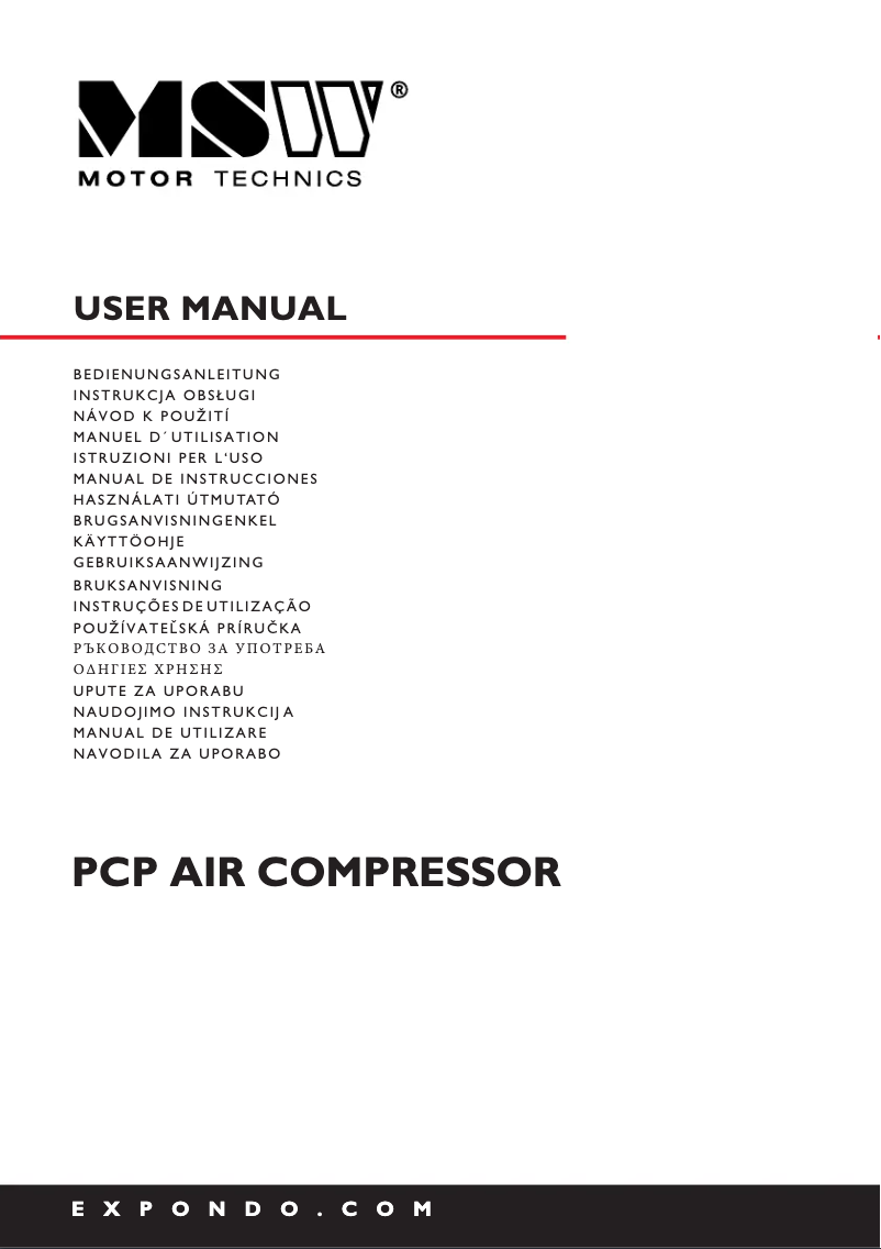 Página 1 del manual Manual de usuario MSW MSW-PCPAIR MINI350