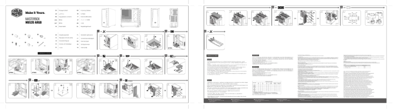 Página 1 del manual Manual de usuario Cooler Master MasterBox MB520 ARGB