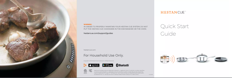 Imagen de la primera página del manual del dispositivo Cue Induction Burner 41000