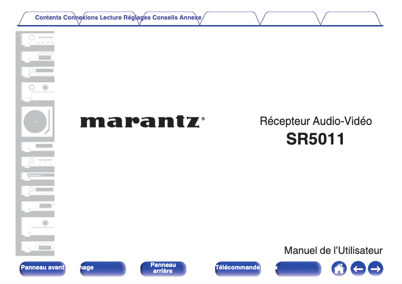 Página 1 del manual Manual de usuario Marantz SR5011