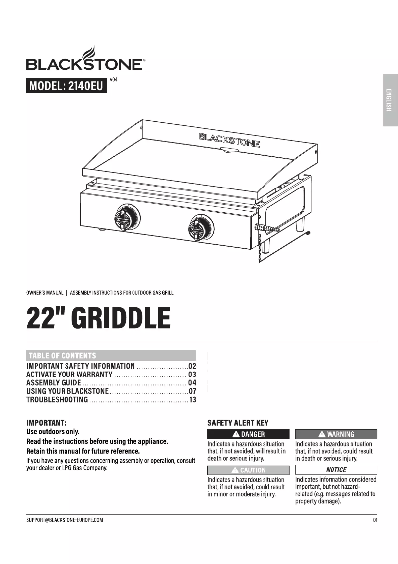 Imagen de la primera página del manual del dispositivo 2140EU