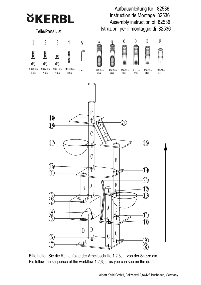 Página 1 del manual Manual de usuario Kerbl Taunus 82536