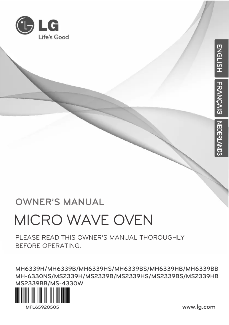 Imagen de la primera página del manual del dispositivo MH-6330NS