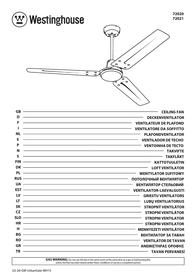 Imagen de la primera página del manual del dispositivo 72021