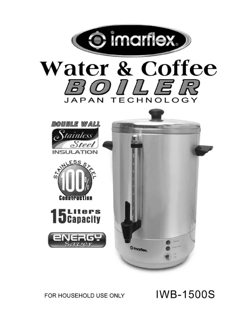 Página 1 del manual Manual de usuario Imarflex IWB-1500S