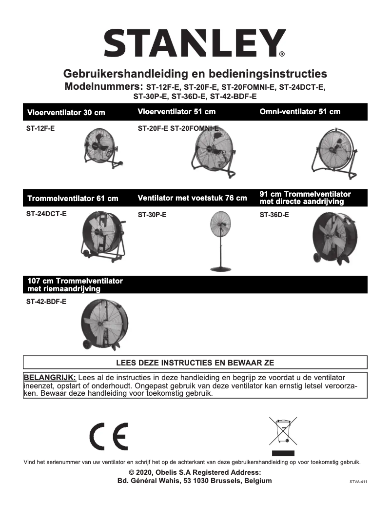 Imagen de la primera página del manual del dispositivo ST-42-BDF-E