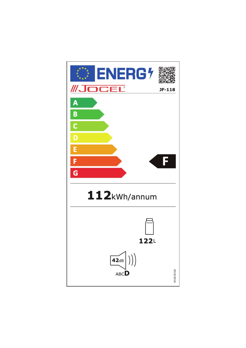 Imagen de la primera página del manual del dispositivo JF-118