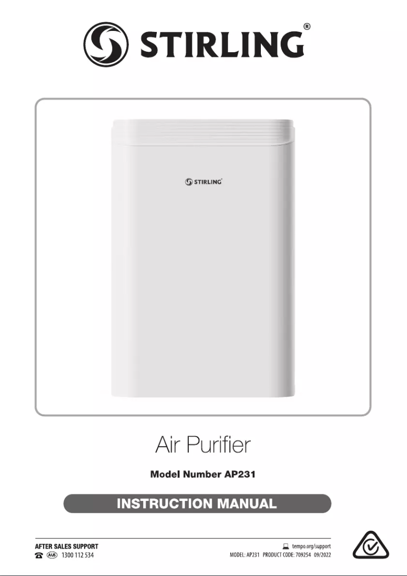 Página 1 del manual Manual de usuario Stirling AP231