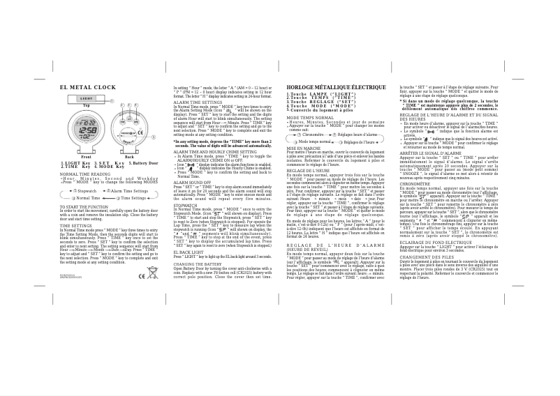 Imagen de la primera página del manual del dispositivo Travel-M
