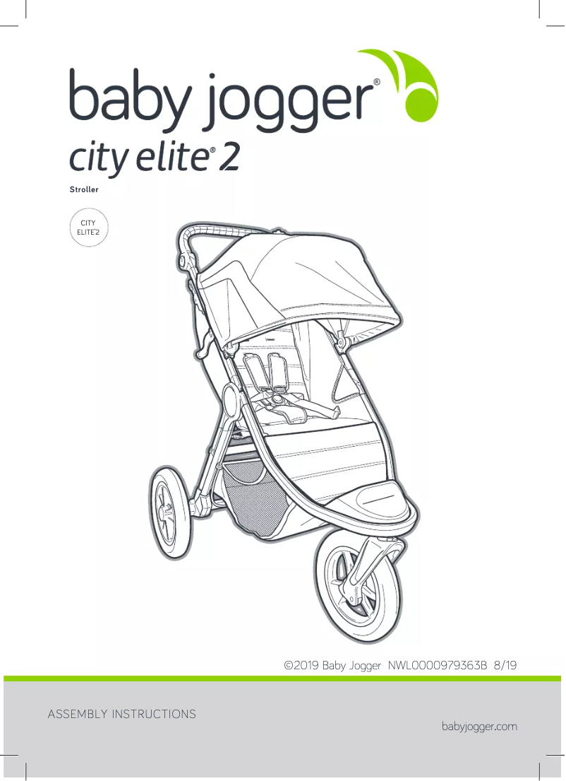 Página 1 del manual Manual de usuario Baby Jogger City Elite 2