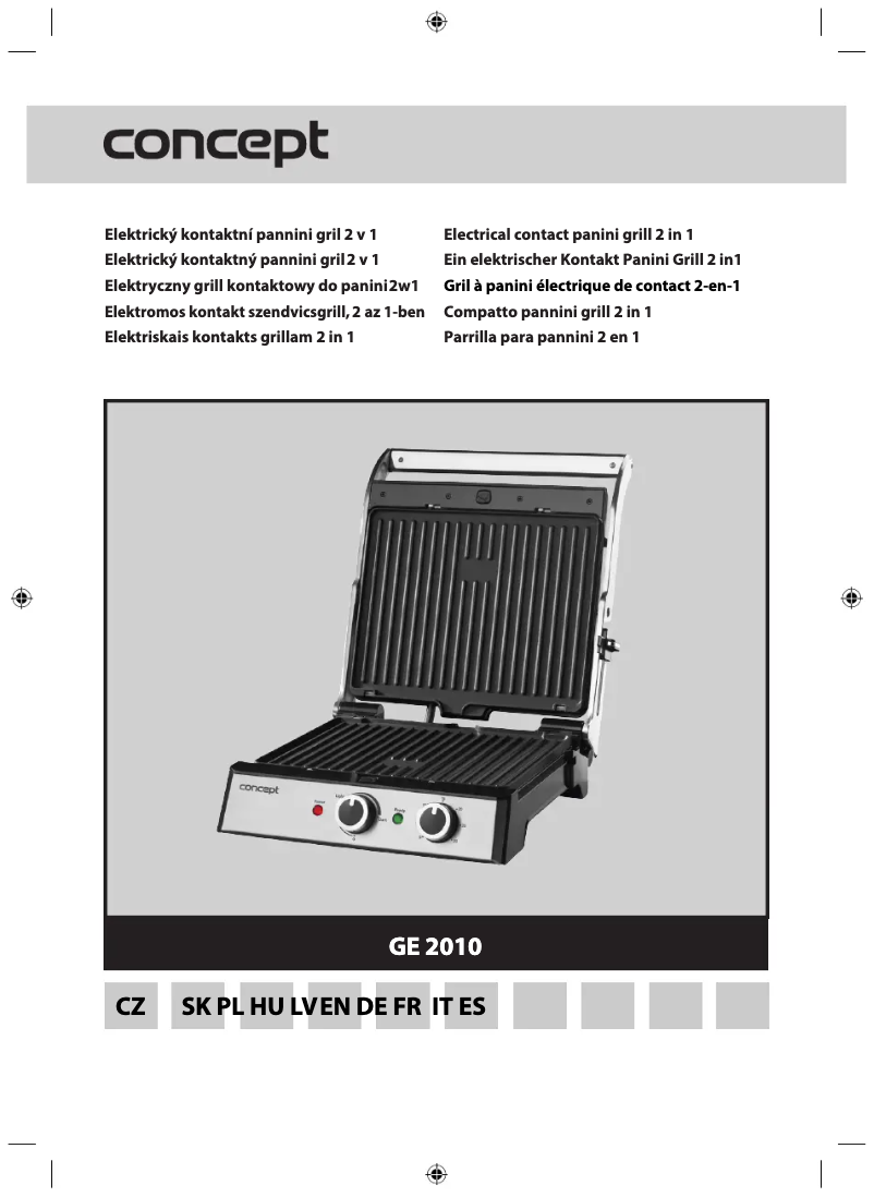 Página 1 del manual Manual de usuario Concept GE2010