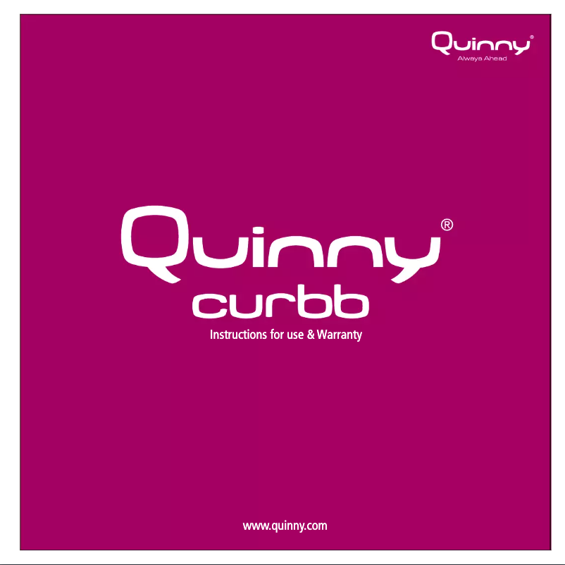 Página 1 del manual Manual de usuario Quinny Curbb