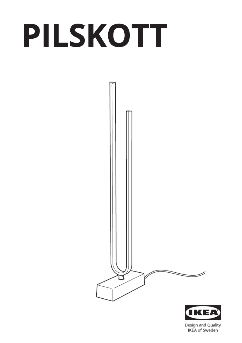 Página 1 del manual Manual de usuario Ikea PILSKOTT 304.781.23
