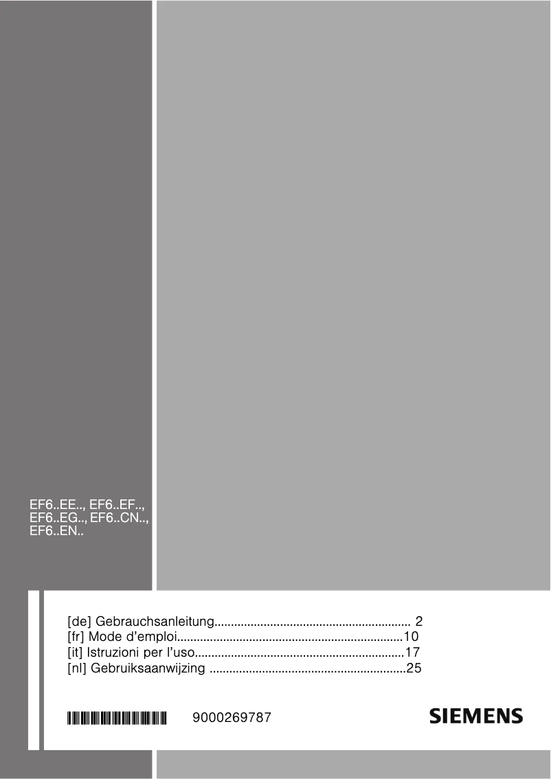Imagen de la primera página del manual del dispositivo EF645EF11C