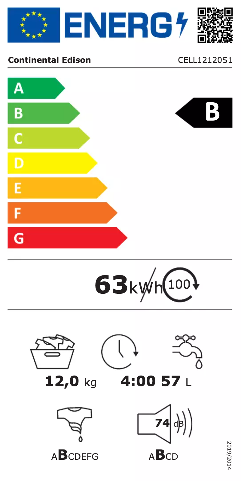 Imagen de la primera página del manual del dispositivo CELL12120B1