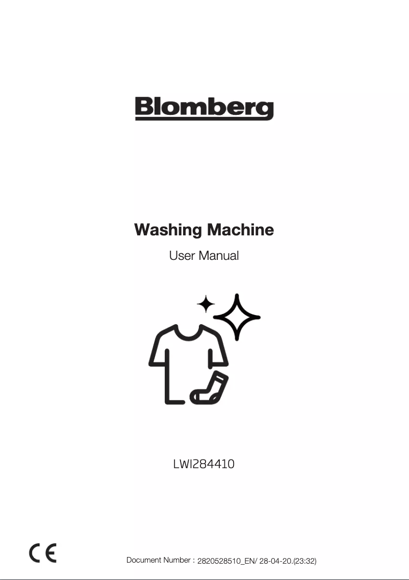 Página 1 del manual Manual de instrucciones Blomberg LWI284410