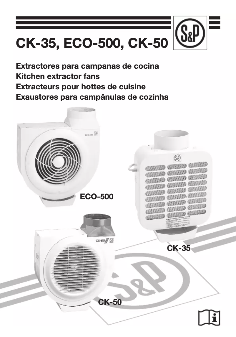 Imagen de la primera página del manual del dispositivo CK-50