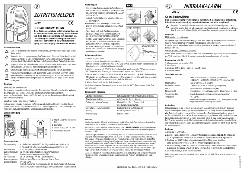 Página nº 1 - Manual de usuario Pentatech ZM02