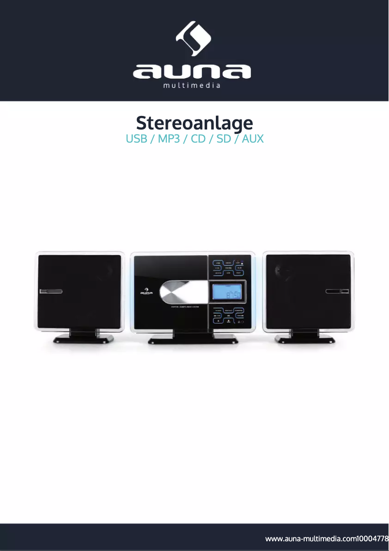 Página nº 1 - Manual de usuario Auna 10006706