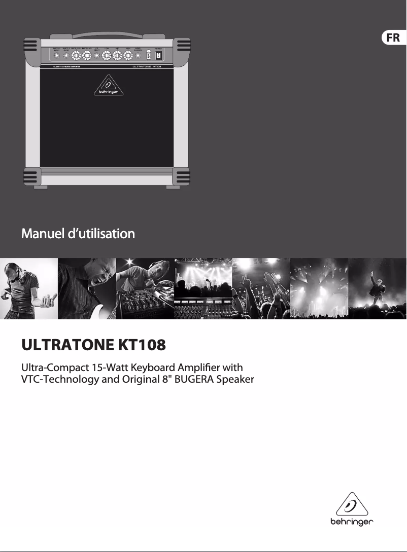 Imagen de la primera página del manual del dispositivo Ultratone KT108