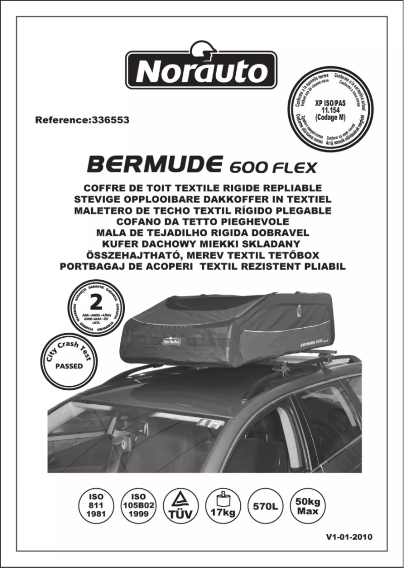 Imagen de la primera página del manual del dispositivo Bermude 600 Flex