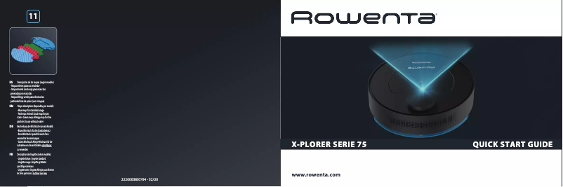 Imagen de la primera página del manual del dispositivo X-plorer Serie 75 RR7687