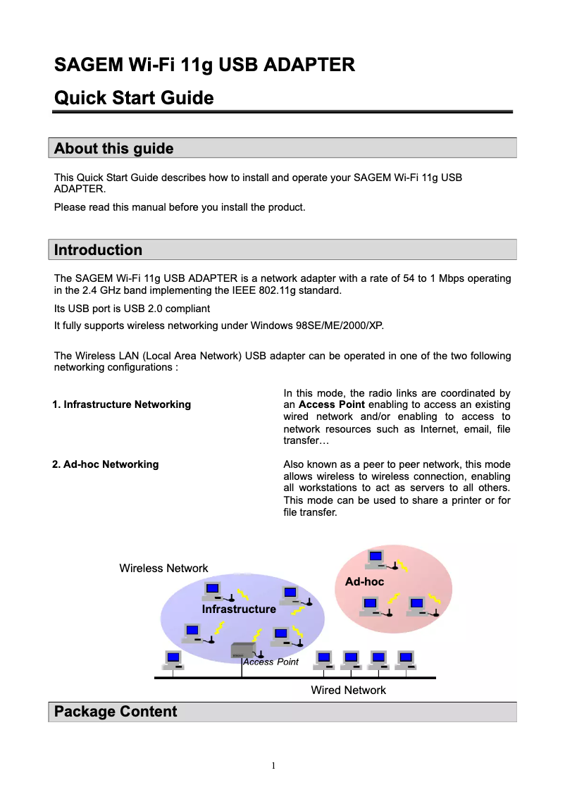 Imagen de la primera página del manual del dispositivo XG760A