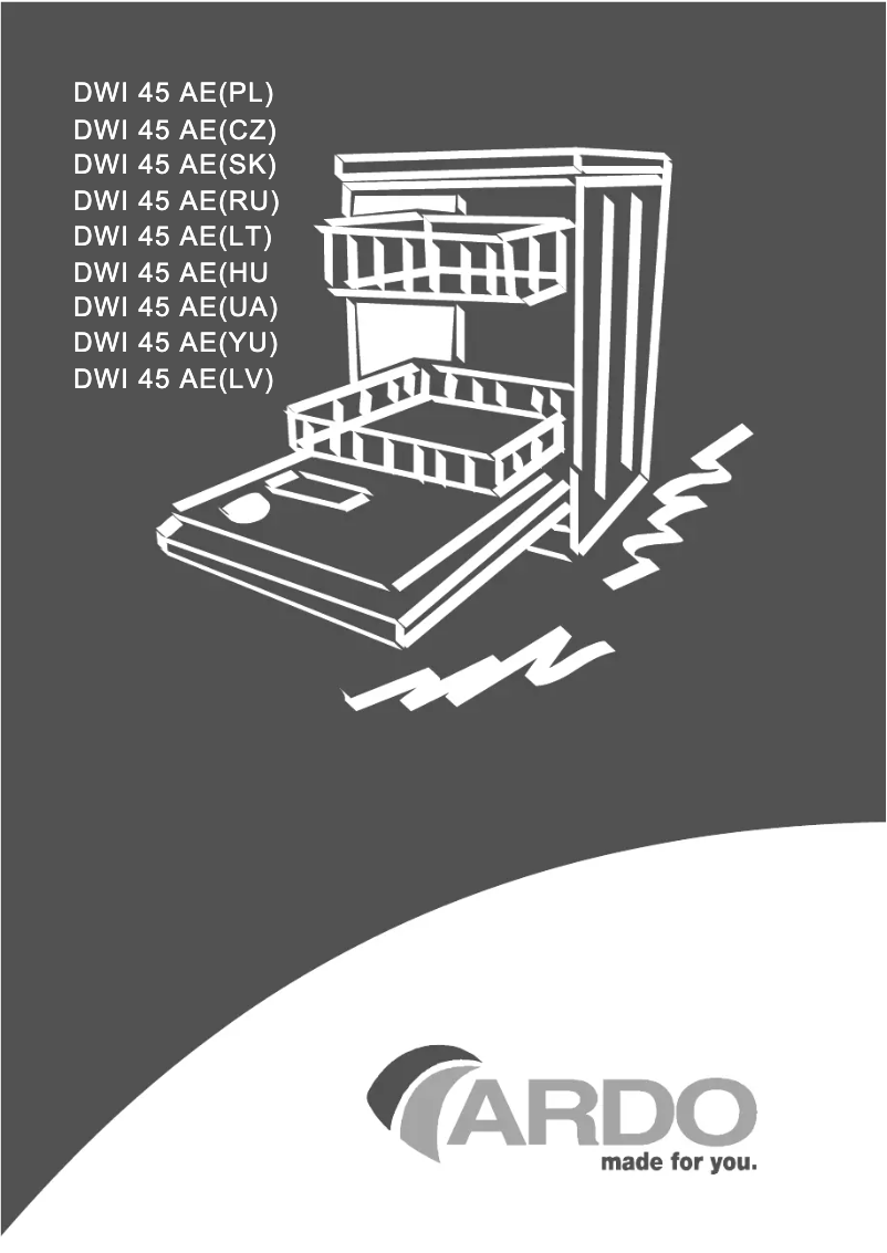 Página 1 del manual Manual de usuario Ardo DWI 45 AE