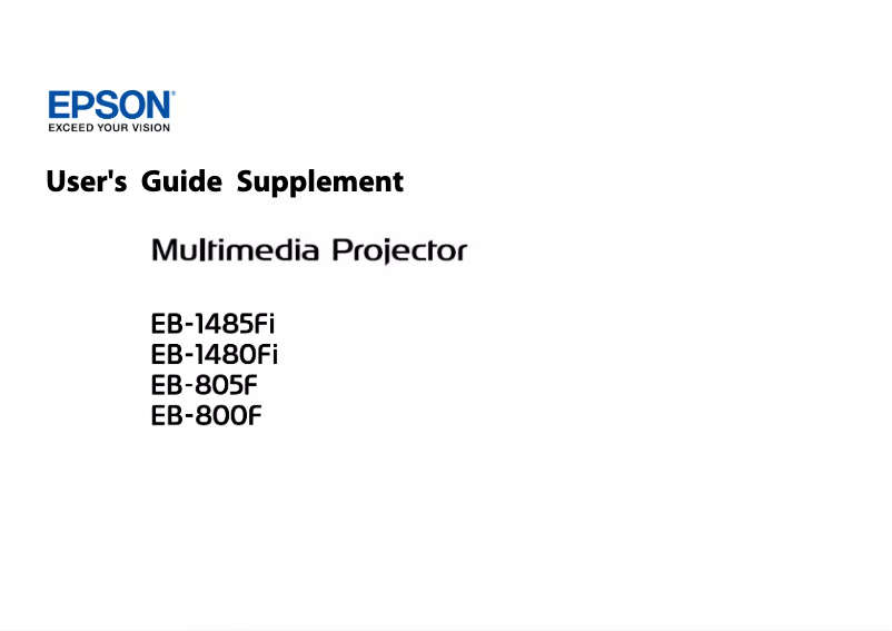 Imagen de la primera página del manual del dispositivo EB-1481Fi