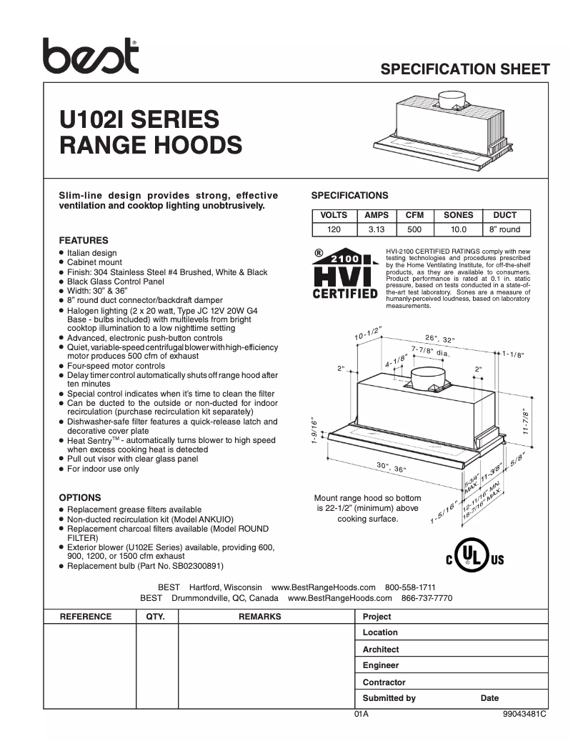 Imagen de la primera página del manual del dispositivo U10230SBI