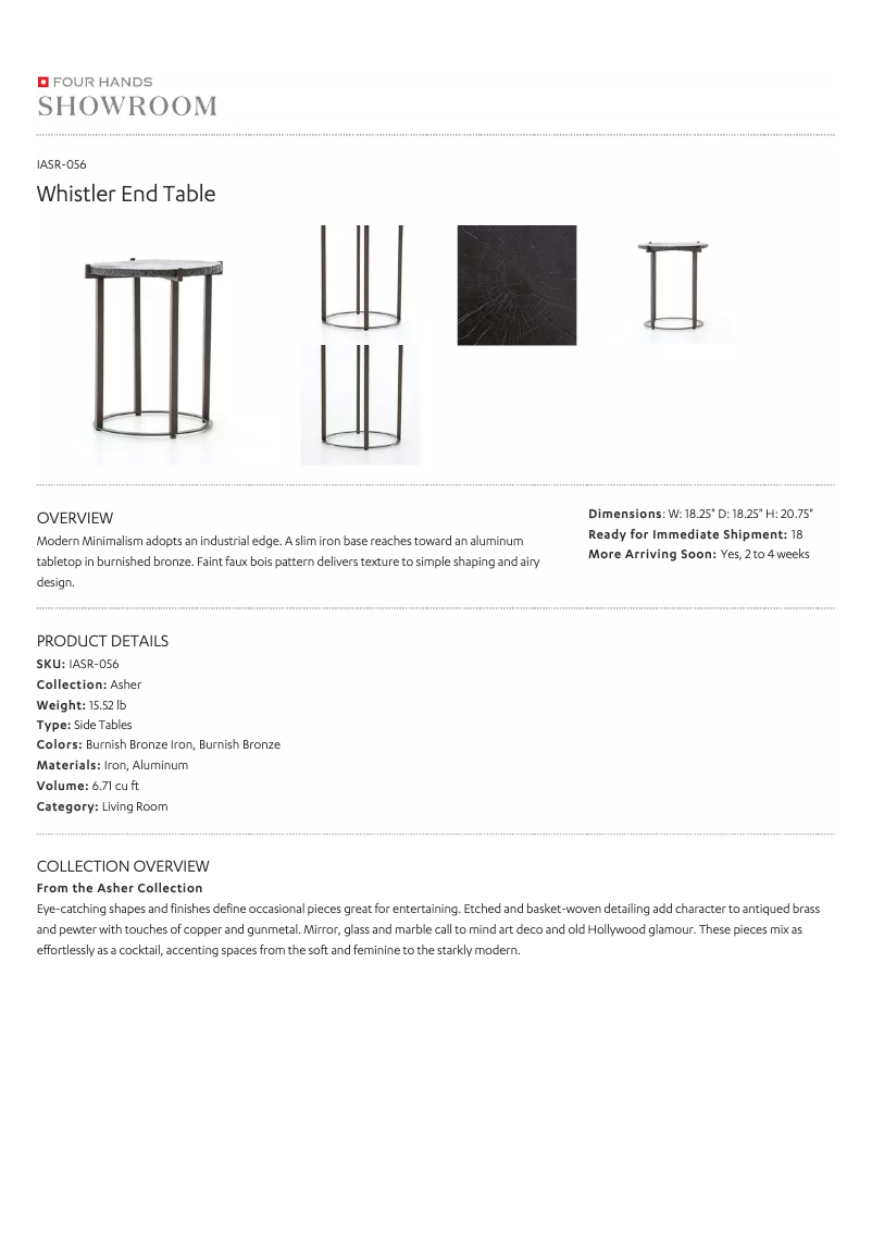 Página 1 del manual Manual de usuario Four Hands IASR-056