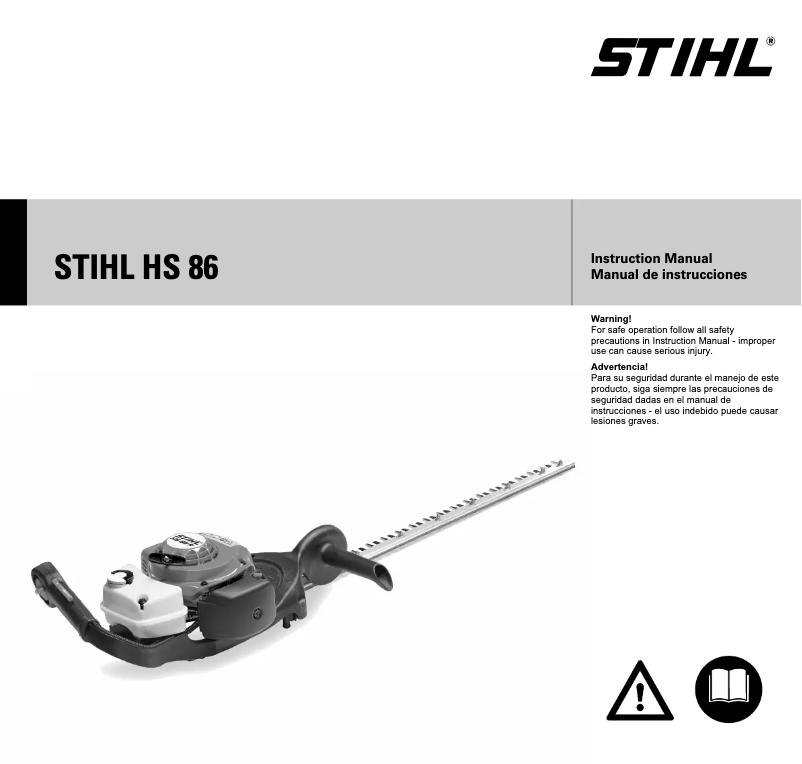 Página 1 del manual Manual de usuario Stihl HS 86