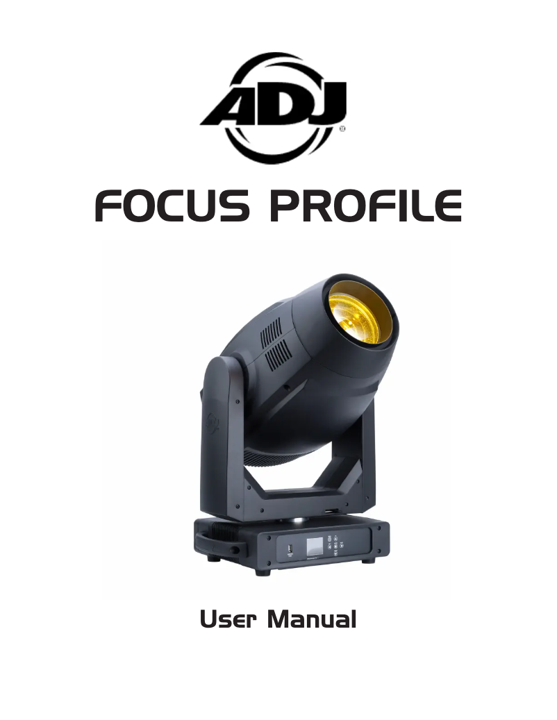 Imagen de la primera página del manual del dispositivo Focus Profile