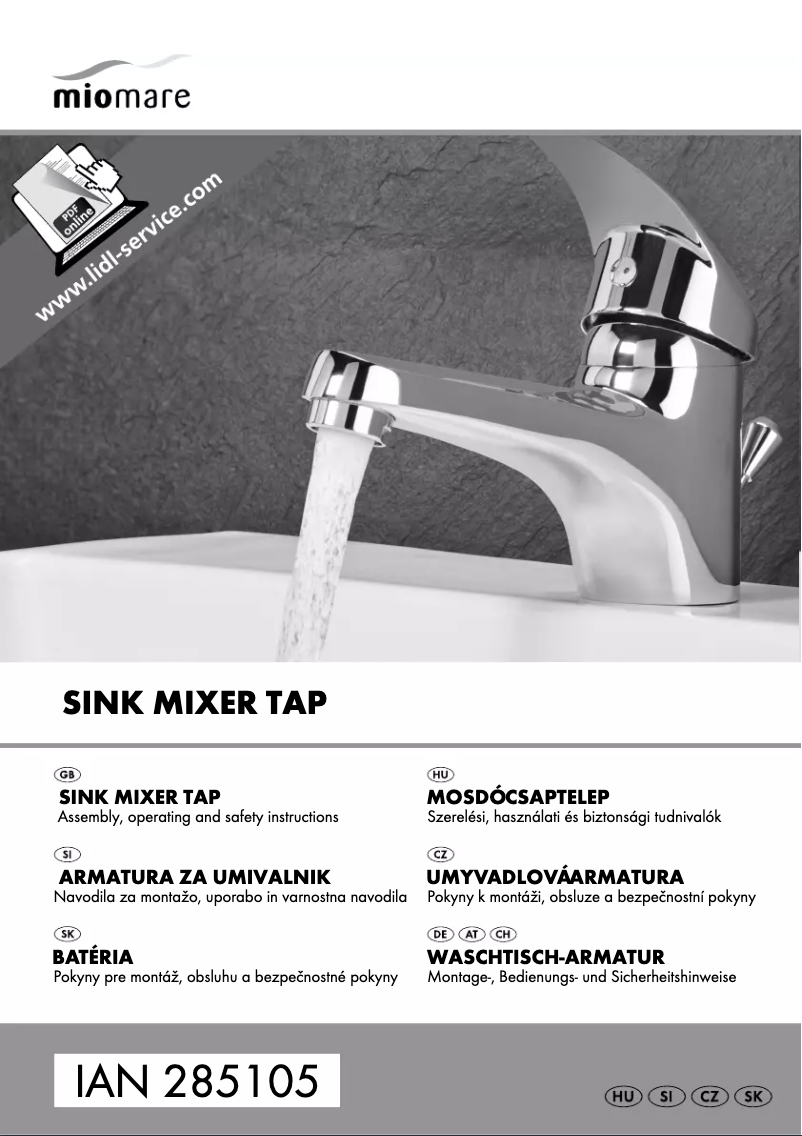 Página 1 del manual Manual de usuario Miomare IAN 285105