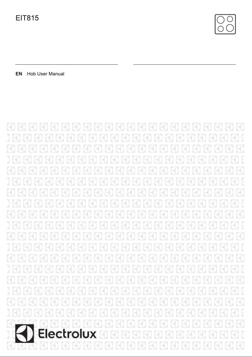Página 1 del manual Manual de usuario Electrolux EIT815