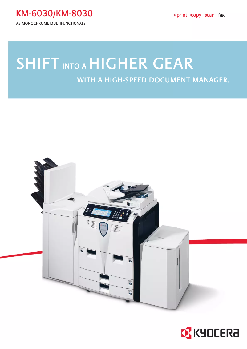 Página nº 1 - Folleto Kyocera KM-6030