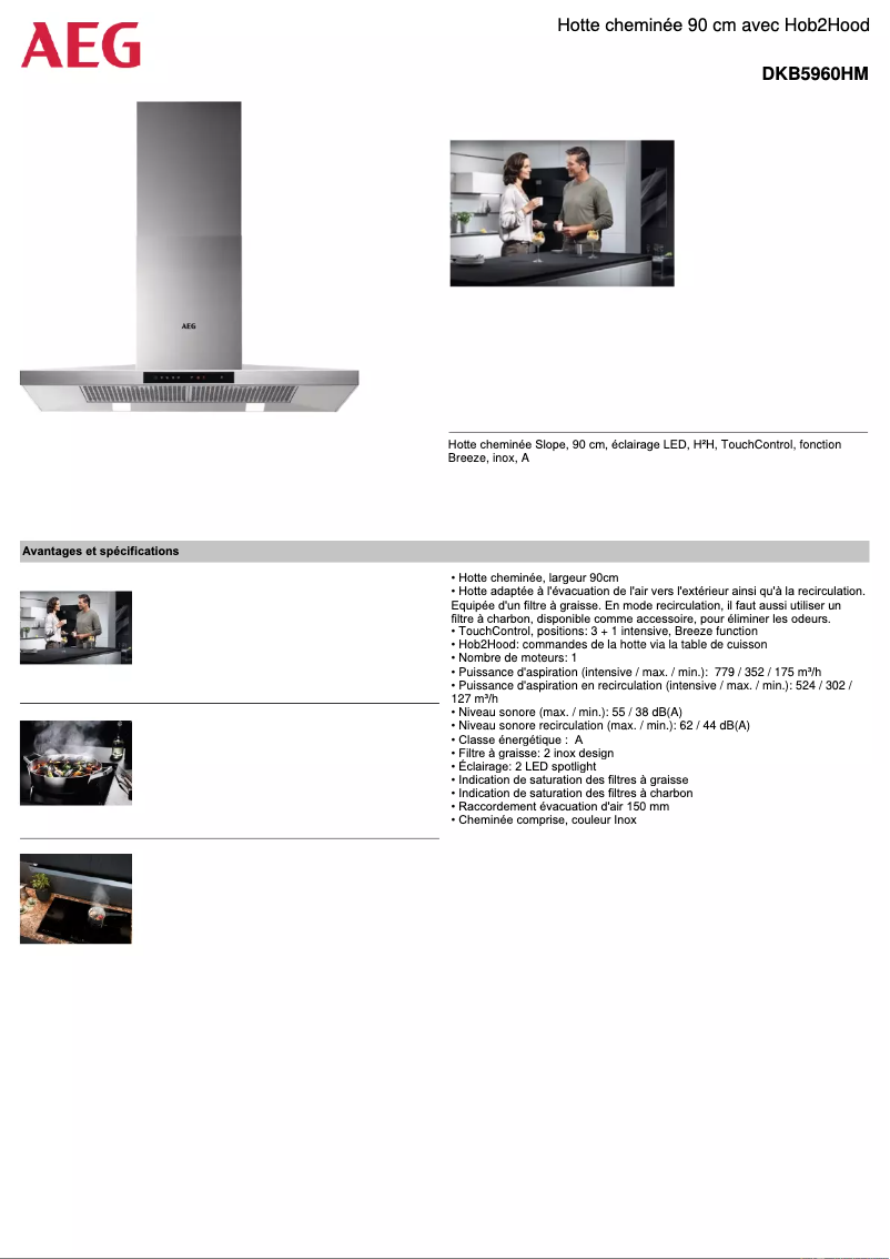 Imagen de la primera página del manual del dispositivo DKB5960HM