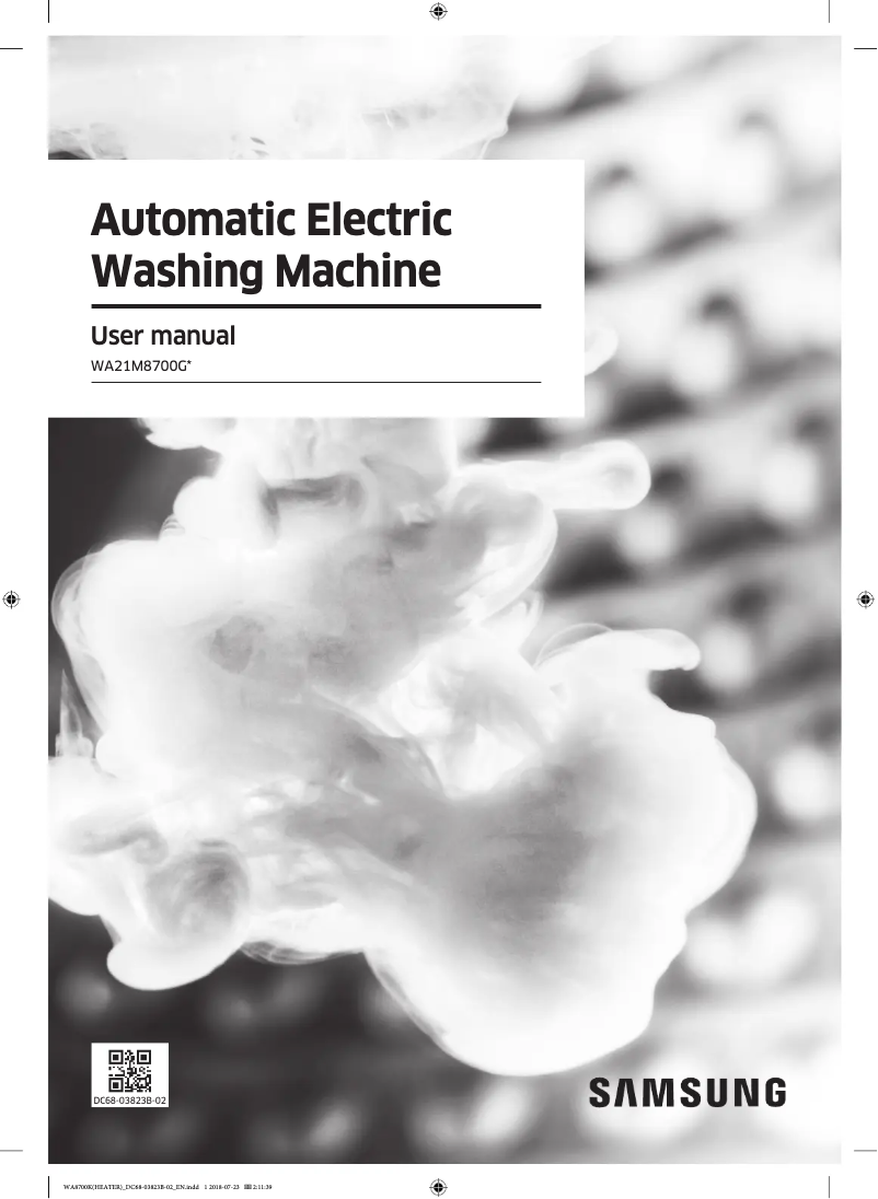 Imagen de la primera página del manual del dispositivo WA22M8700GV