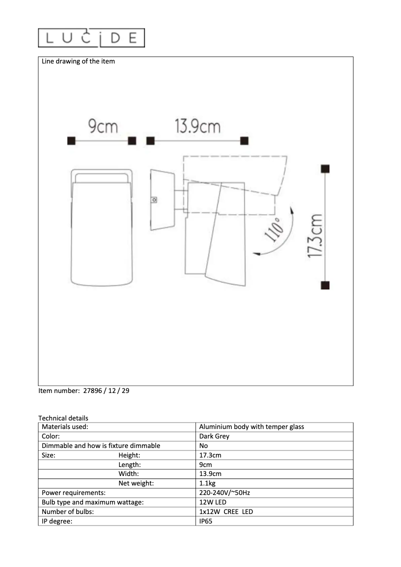 Imagen de la primera página del manual del dispositivo Manal