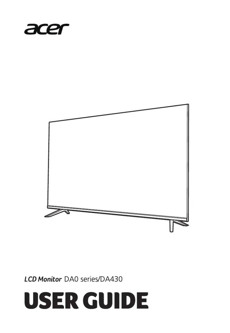 Imagen de la primera página del manual del dispositivo DA430