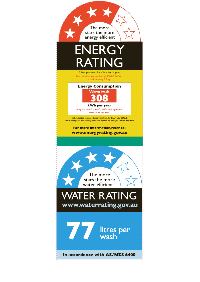 Imagen de la primera página del manual del dispositivo BWD7541W