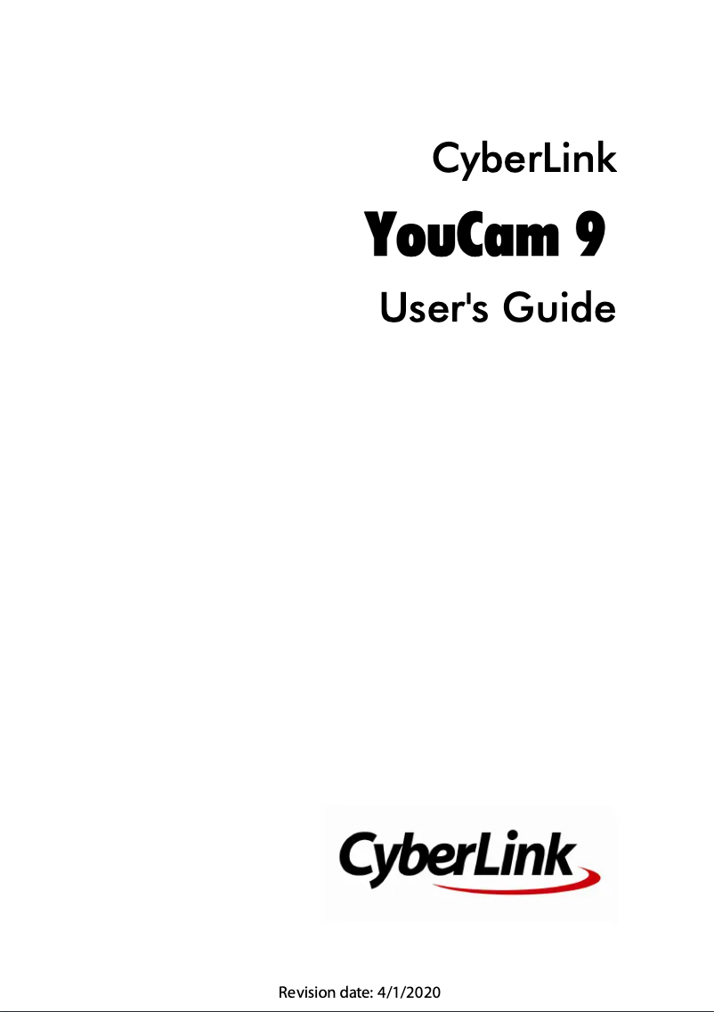 Página nº 1 - Manual de usuario Cyberlink YouCam 9